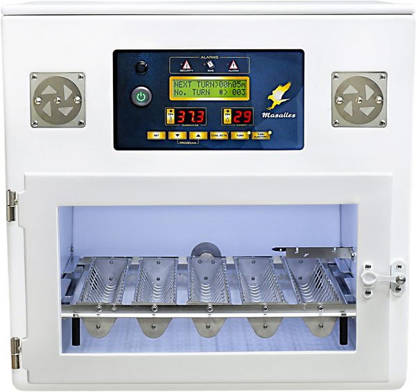 Masalles Falcon C-30 SX Incubator, rack turning