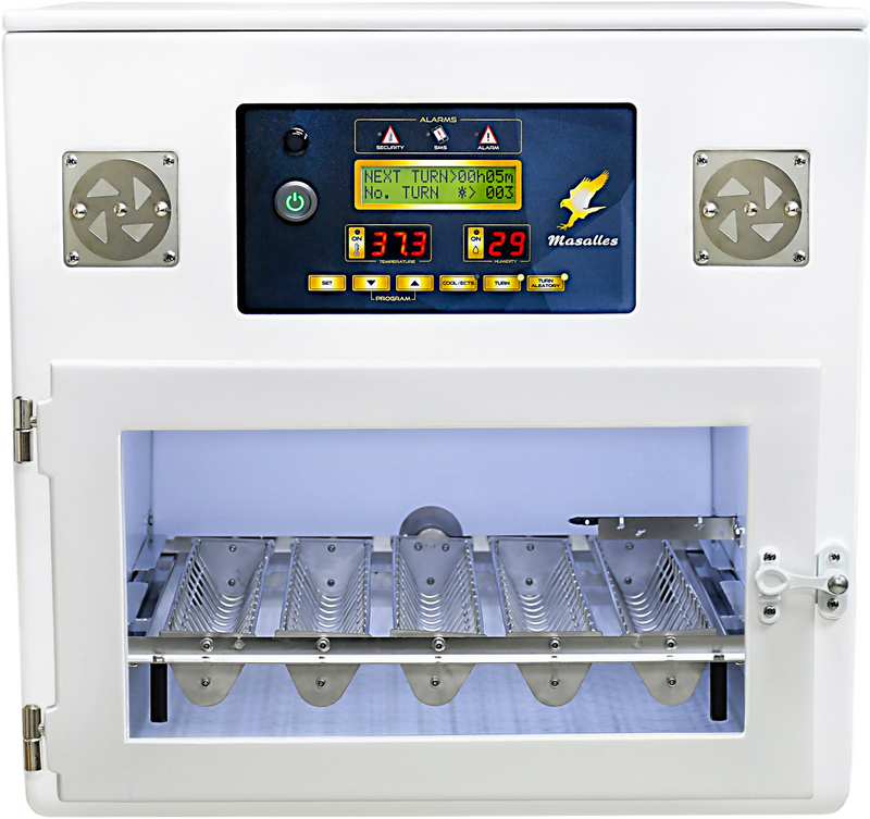 Masalles Falcon C-30 SX Incubator, rack turning