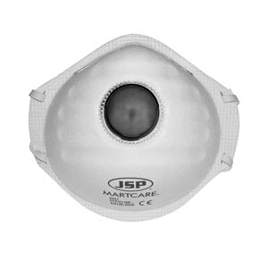 JSP Moulded, P2, Valved Masks, Pk 10