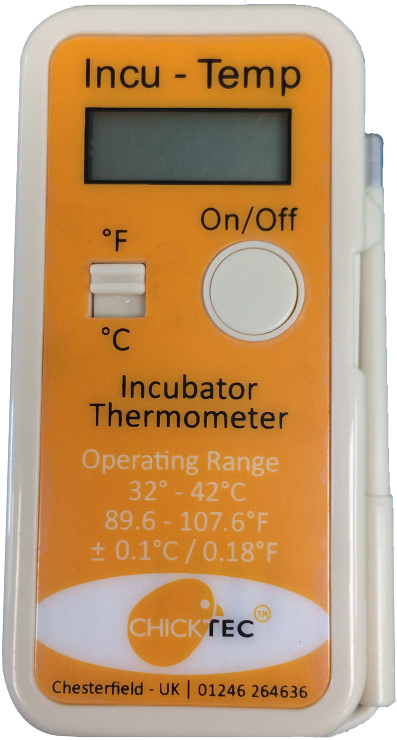 Incu-Temp, digital incubator thermometer. Range 32-43°C.