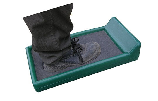 Mini Personnel Footbath. Rigid plastic outer with foam insert. 534 x 305 x 64mm