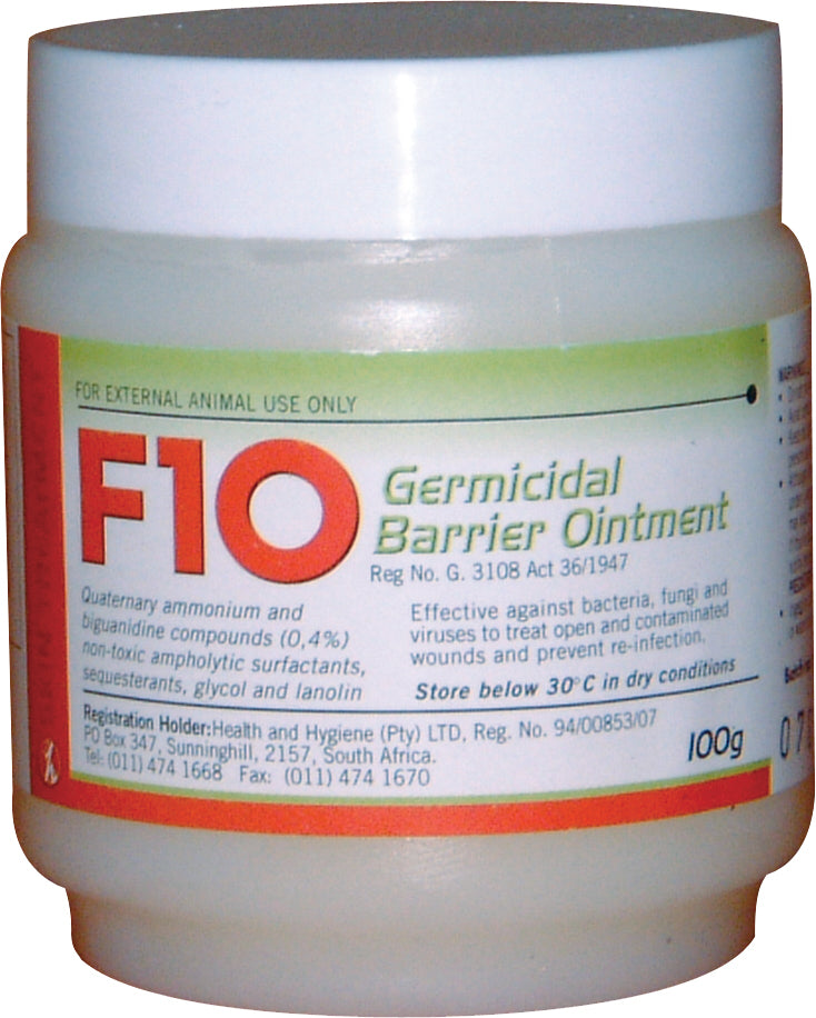 F10 Veterinary Barrier Ointment 100g