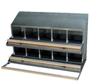 Yorkshire Ranger, 10-hole rollaway nestbox for front collection