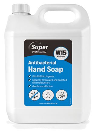 W15 Anti-Bacterial Hand Soap, 5L