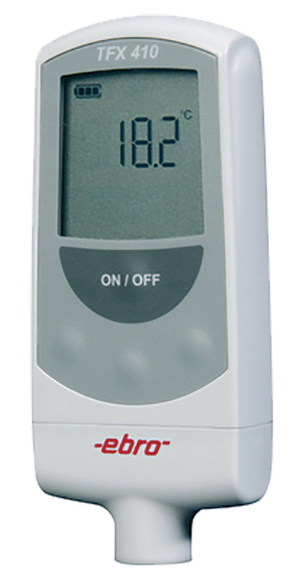 Ebro TFX410 digital thermometer.